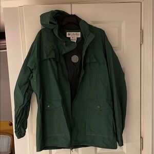 Columbia Men's Green Hooded Jacket